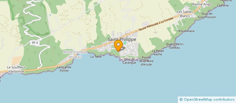 localisation de l'entreprise BUJINKAN NINJUTSU REUNION  SAINT-PHILIPPE