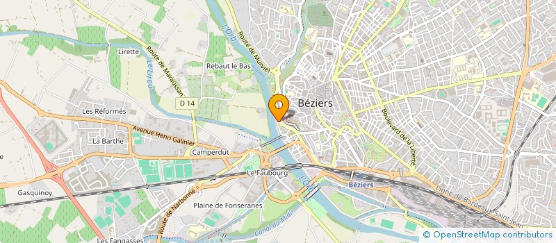 localisation de l'entreprise BUK RENOV 34  BEZIERS