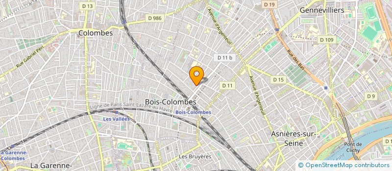 localisation de l'entreprise BUKAJLO PHOTO  BOIS-COLOMBES