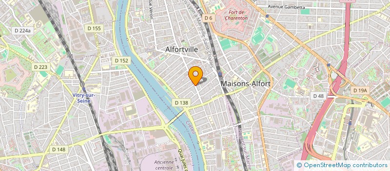 localisation de l'entreprise BUKAKA BATIMENT TRAVAUX AMENAGEMENT  ALFORTVILLE