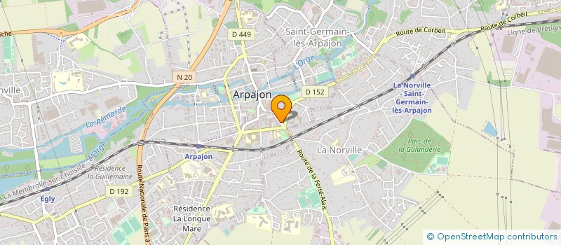 localisation de l'entreprise BUKE à ARPAJON