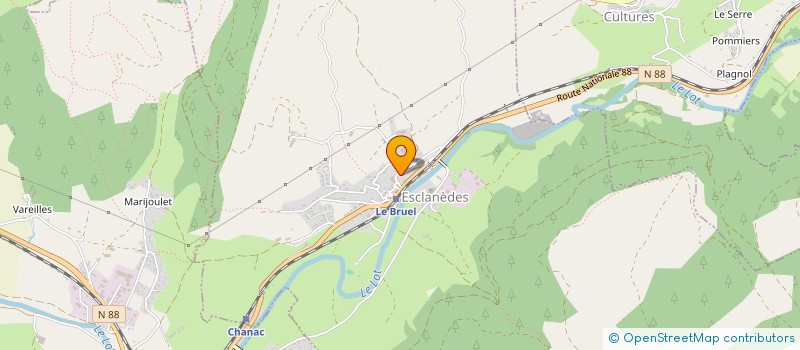 localisation de l'entreprise BUKOVINE  ESCLANEDES