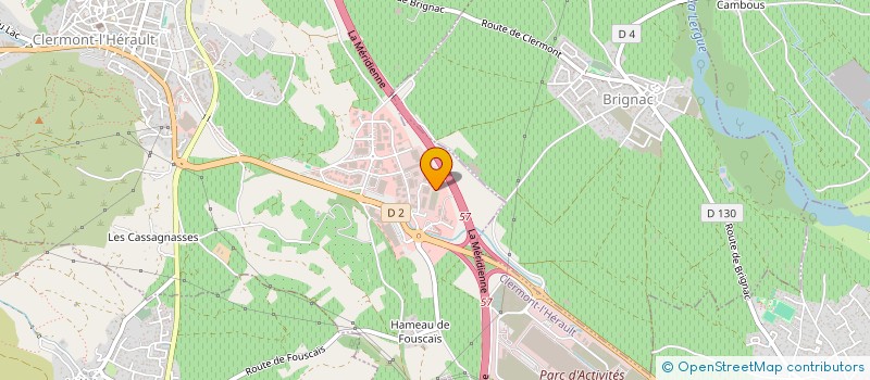 localisation de l'entreprise BUL'FOOT à CLERMONT-L'HERAULT