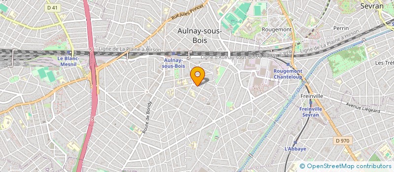 localisation de l'entreprise BULAN CONSULTING à AULNAY-SOUS-BOIS