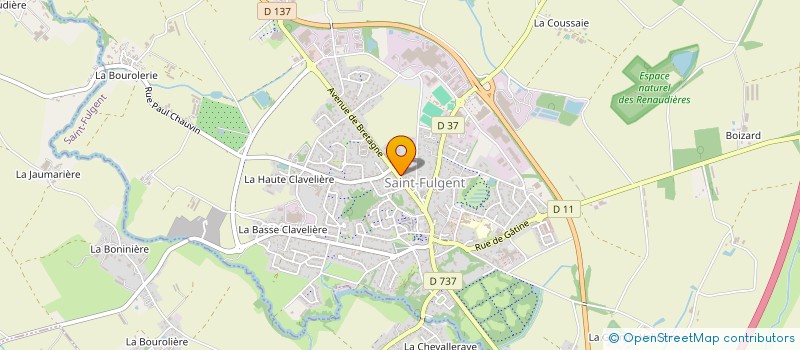 localisation de l'entreprise BULATHEA à SAINT-FULGENT
