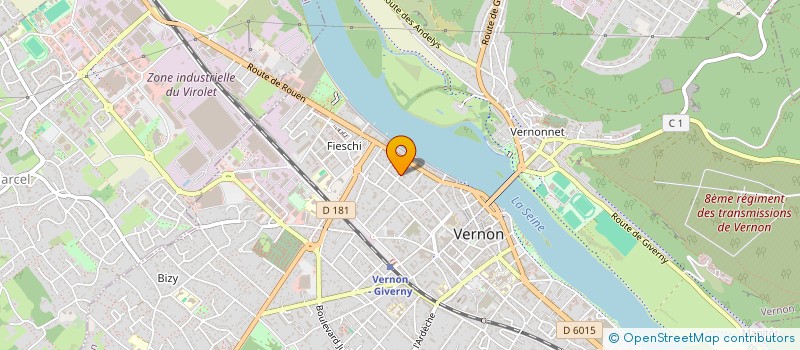 localisation de l'entreprise BULBUL  VERNON