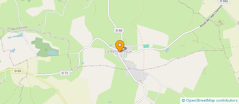 localisation de l'entreprise BULCOURS-SEURON à LA BERTHENOUX