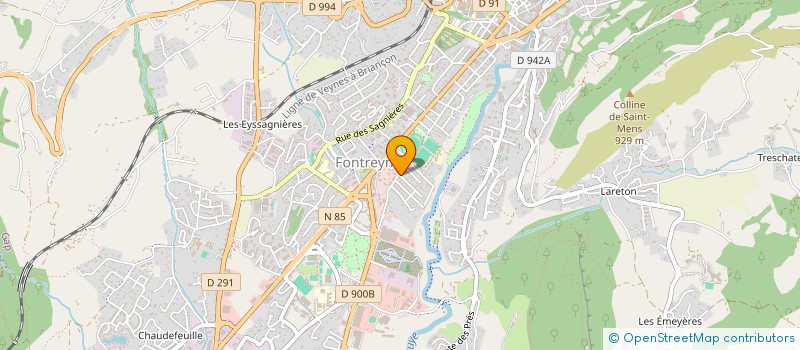 localisation de l'entreprise BULD'R  GAP