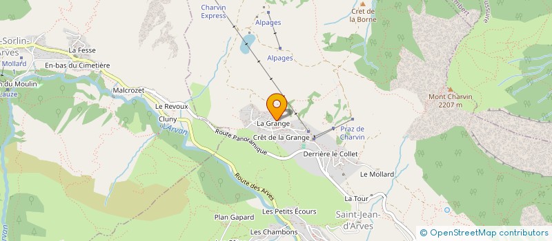 localisation de l'entreprise BULDOCREW à SAINT-SORLIN-D'ARVES