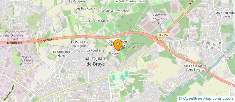 localisation de l'entreprise BULE SPORT à SAINT-JEAN-DE-BRAYE