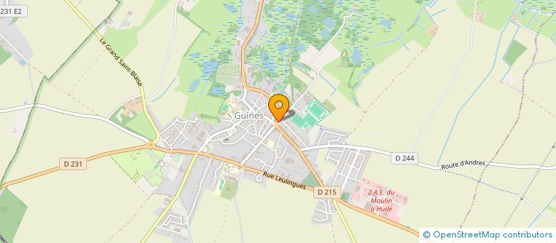 localisation de l'entreprise BULENS  GUINES