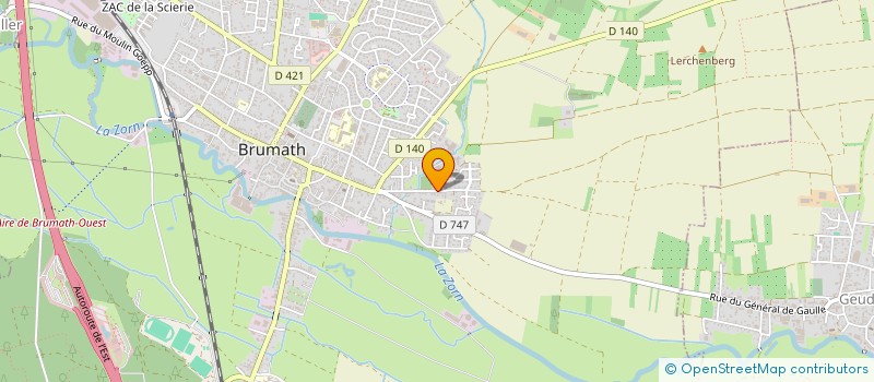 localisation de l'entreprise BULEO  BRUMATH