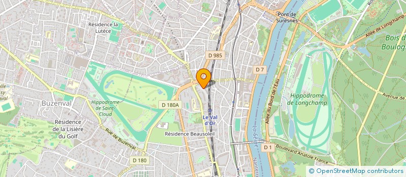 localisation de l'entreprise BULFRA CONSEIL à SAINT-CLOUD
