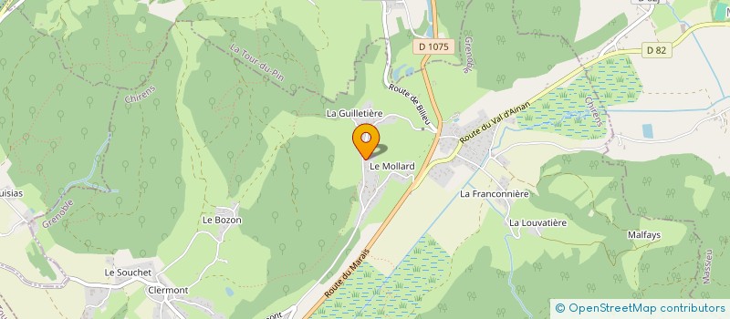 localisation de l'entreprise BULFRA TRADING à CHIRENS