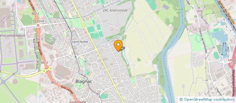 localisation de l'entreprise BULGU  BLAGNAC