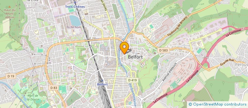 localisation de l'entreprise BULIARD PERREZ SOC à BELFORT