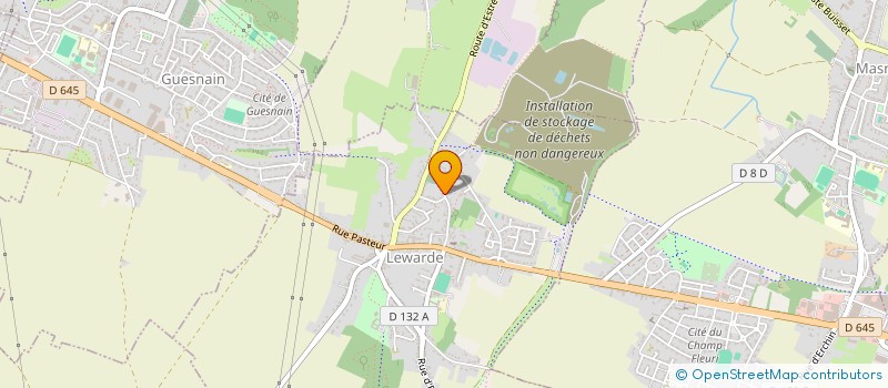 localisation de l'entreprise BULINSKI M ET PIOVI J CLAUDE  LEWARDE