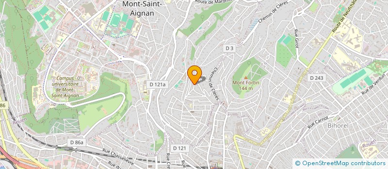 localisation de l'entreprise BULINVEST  MONT-SAINT-AIGNAN