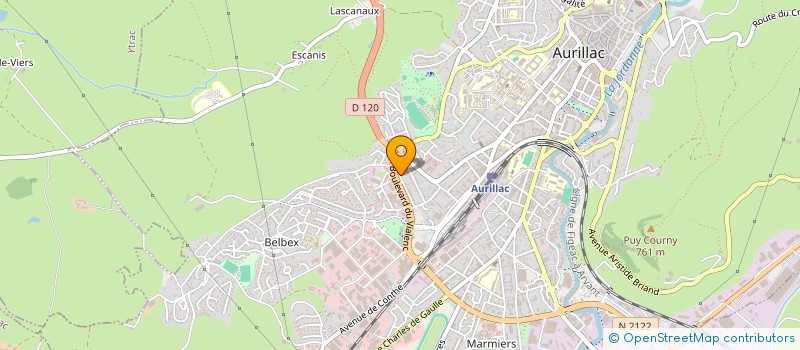 localisation de l'entreprise BULIQI BATIMENT à AURILLAC