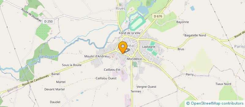 localisation de l'entreprise BULIT  VILLEREAL