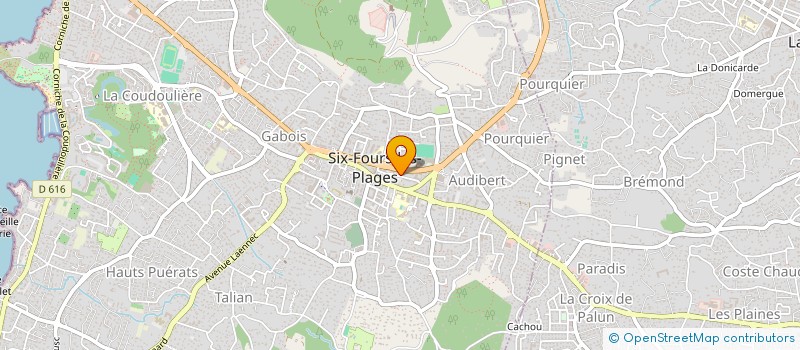 localisation de l'entreprise BULITT à SIX-FOURS-LES-PLAGES