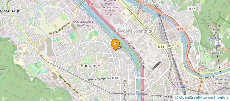 localisation de l'entreprise BULIVI NETTOYAGE 38  FONTAINE