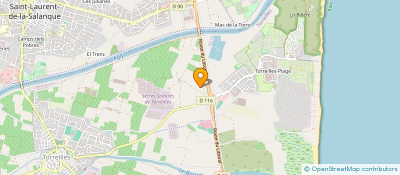 localisation de l'entreprise BULK PERFORMANCE  TORREILLES