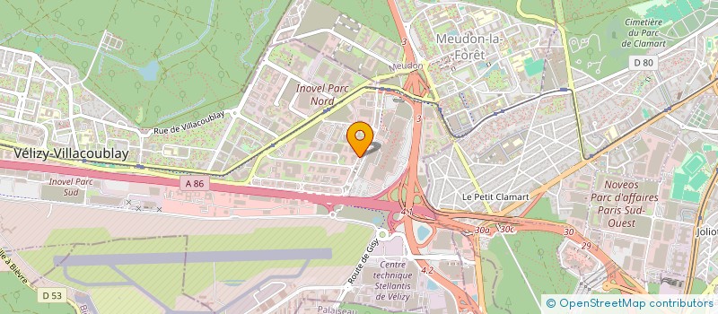 localisation de l'entreprise BULKYPIX à VELIZY-VILLACOUBLAY