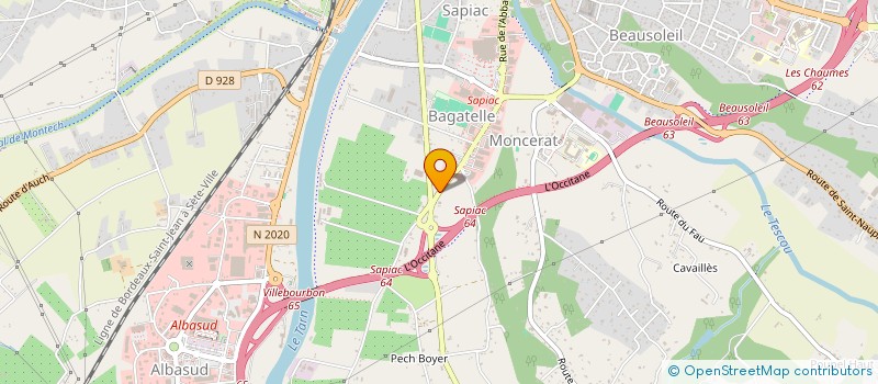 localisation de l'entreprise BULL-LE  MONTAUBAN