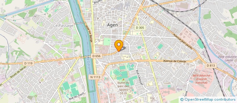 localisation de l'entreprise BULL SECURITE  AGEN