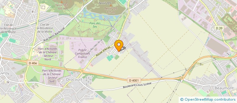 localisation de l'entreprise BULL WORKSITE SERVICES  DROCOURT