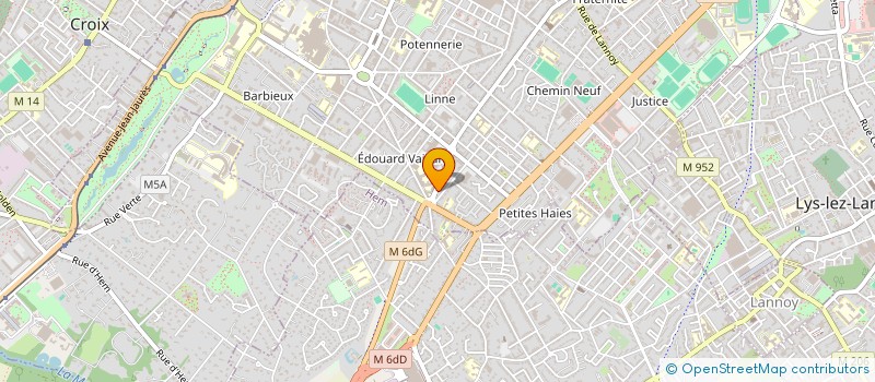 localisation de l'entreprise BULLAERT  ROUBAIX