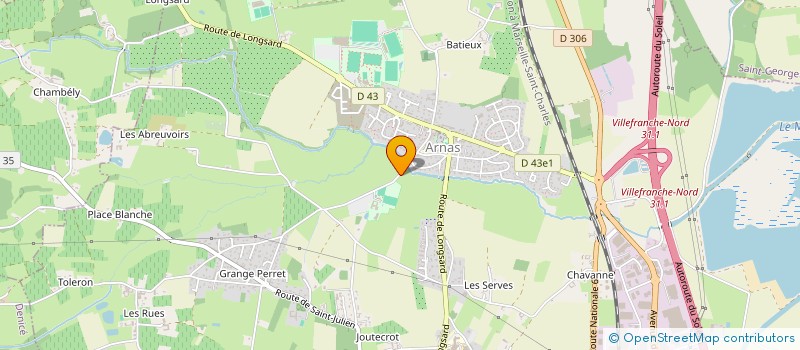 localisation de l'entreprise BULLBOX  ARNAS