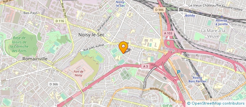 localisation de l'entreprise BULLDOG à NOISY-LE-SEC