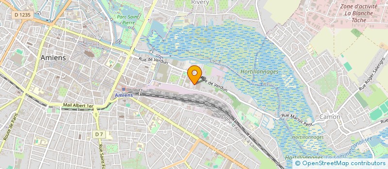 localisation de l'entreprise BULLDOG ASSOCIATION AUDIOVISUELLE  AMIENS