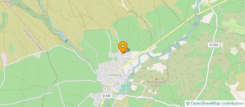 localisation de l'entreprise BULLDOG' HOME  CONQUES-SUR-ORBIEL