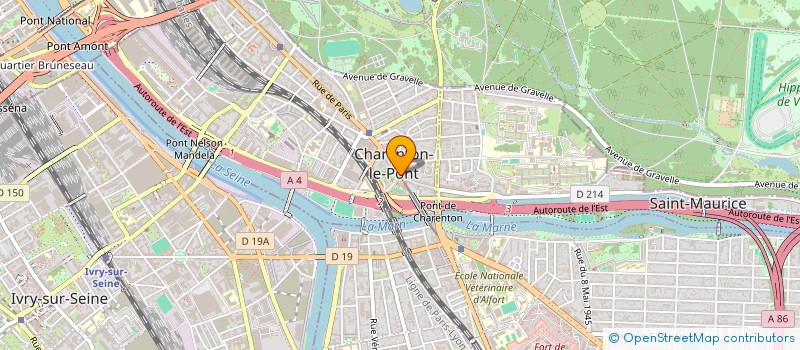 localisation de l'entreprise BULLDOGG à CHARENTON-LE-PONT