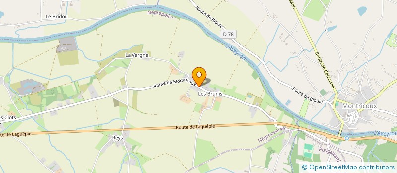 localisation de l'entreprise BULLDOGS ON THE ROAD ASSOCIATION 82  NEGREPELISSE