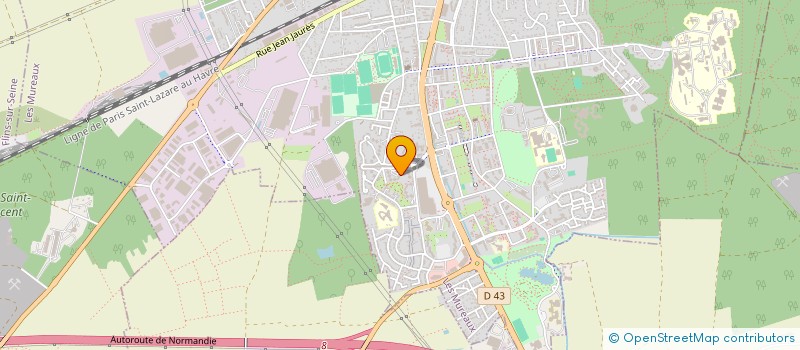localisation de l'entreprise BULLDOZZER à LES MUREAUX