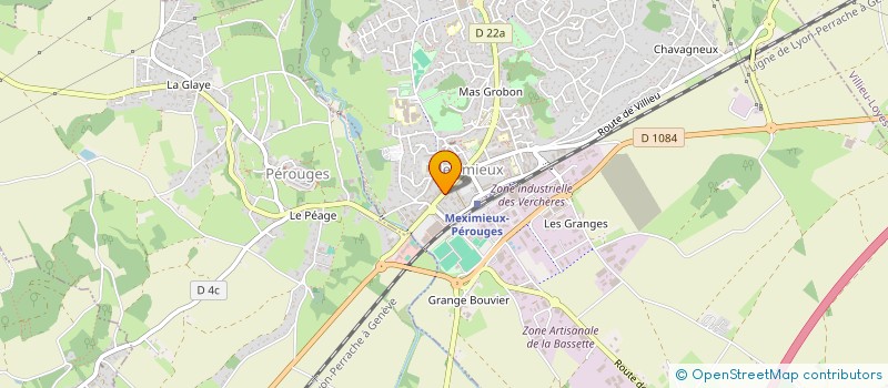 localisation de l'entreprise BULLE à MEXIMIEUX