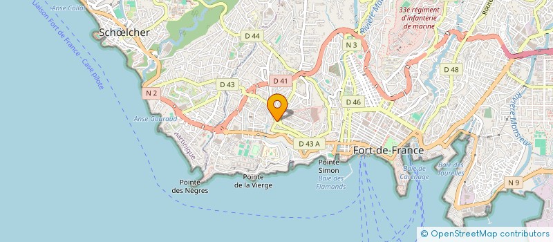 localisation de l'entreprise BULLE à FORT-DE-FRANCE