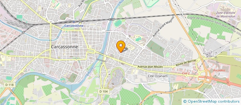 localisation de l'entreprise BULLE  CARCASSONNE