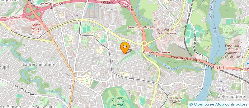 localisation de l'entreprise BULLE  NANTES