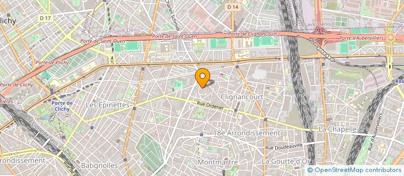 localisation de l'entreprise BULLE COBALT à CLICHY