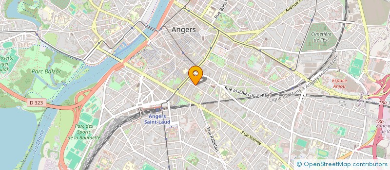 localisation de l'entreprise BULLE D AIR à ANGERS