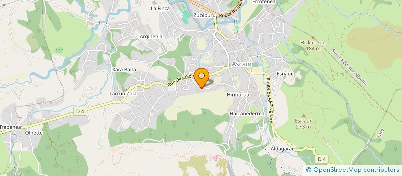 localisation de l'entreprise BULLE D'AIR  ASCAIN