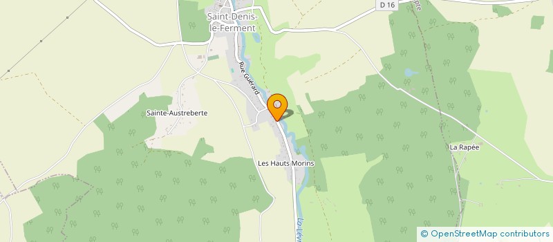 localisation de l'entreprise BULLE D'ANGELINE  SAINT-DENIS-LE-FERMENT