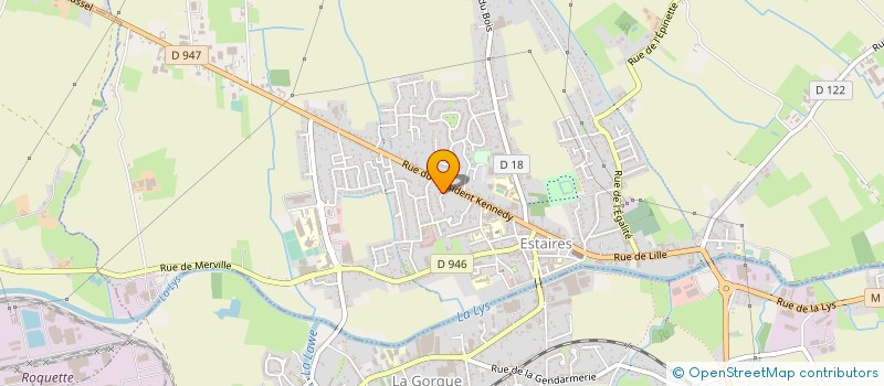 localisation de l'entreprise BULLE D'ART  ESTAIRES