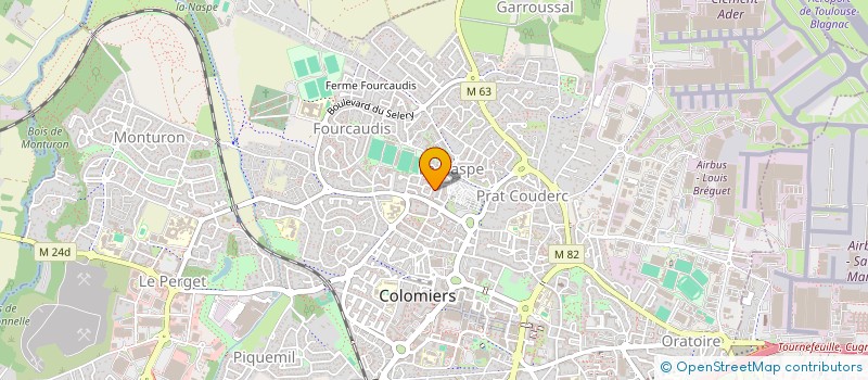 localisation de l'entreprise BULLE D'ART à COLOMIERS