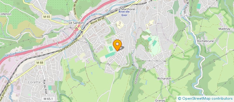 localisation de l'entreprise BULLE D'EVEIL à RIVE-DE-GIER